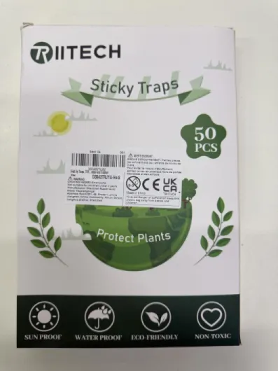 50 Pièges Anti Moucherons Interieur, Attrape Moucheron Plantes, Pièges à Insectes Noir Collants pour intérieur et extérieur