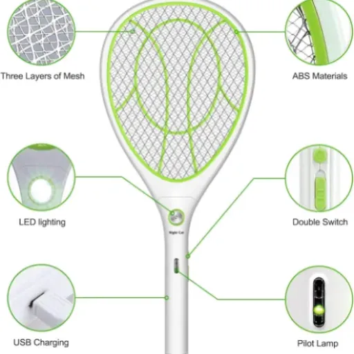 Test Night Cat Raquette Anti Moustique Electrique : efficace mais sans fioritures