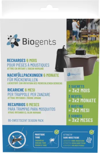 Piège Extérieur Anti-Moustiques Tigres + Recharge De 6 Mois - Season Pack Piège + 6 mois de recharges