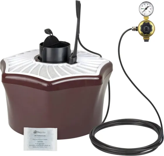 Biogents Piège à Moustiques avec BG-Sweetscent et Kit BG-Booster CO2 & Recharge 2 Mois -Attractif Piège Extérieur Anti-Moustiques & Moustiques Tigre
