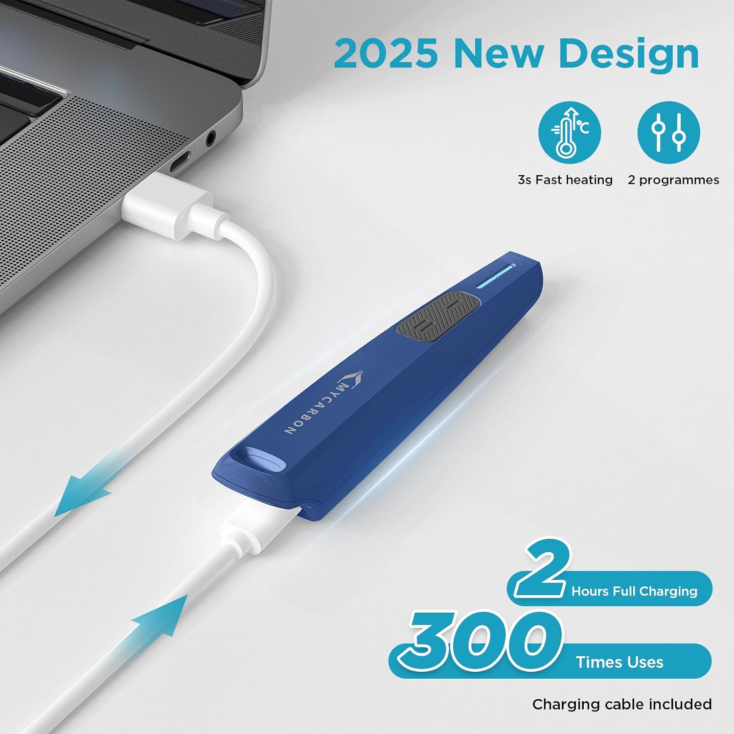 Appareil Rechargeable pour Soulager la Piqûre d’Insectes, Stylo Traitement Piqûre Moustique, Anti-démangeaison, sans Produit Chimique, pour Les Activités en Plein Air, Voyage, Bleu Foncé