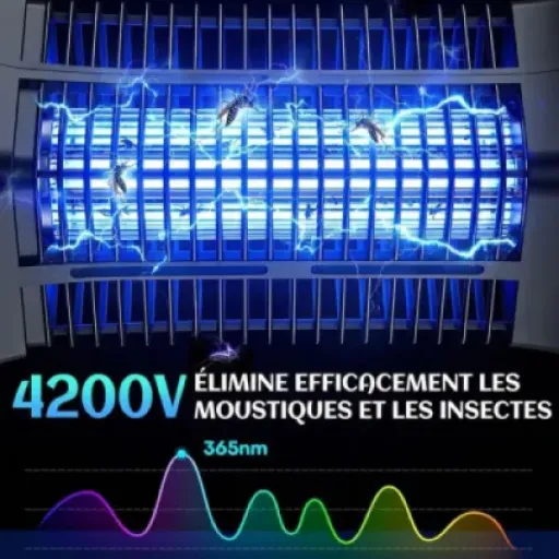 Test Lampe Anti Moustique Électrique 4200V Molxss : efficace sur les moustiques, mais pas magique non plus