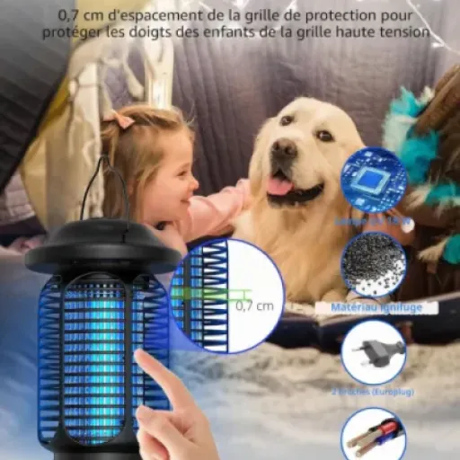 Test Lampe Anti Moustique 20W OTKQTS : une grosse zapette qui fait (en partie) le ménage sur la terrasse