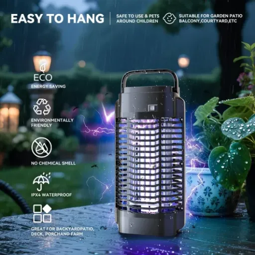 Test Lampe Anti Moustique AccEncyc JY-03 : le zapper 4200V qui fait le ménage sans produits chimiques