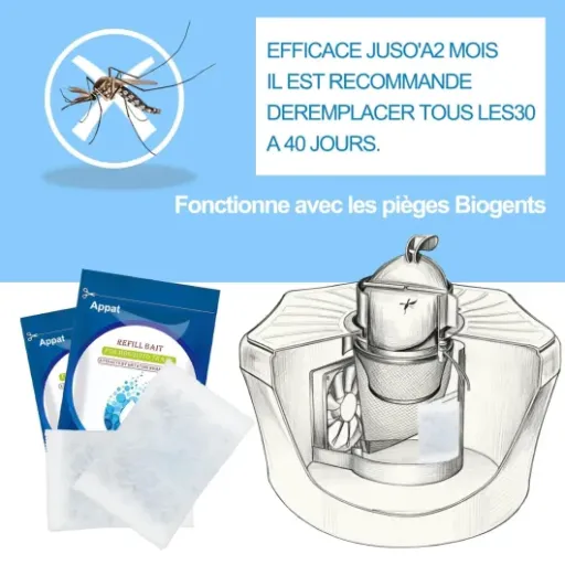 Test Appât Moustique à Base de CO2 et Phéromones : ça aide les pièges, mais ne fait pas de miracle